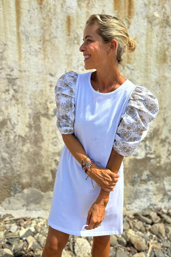 Vestido Menorca Flor Acuarela