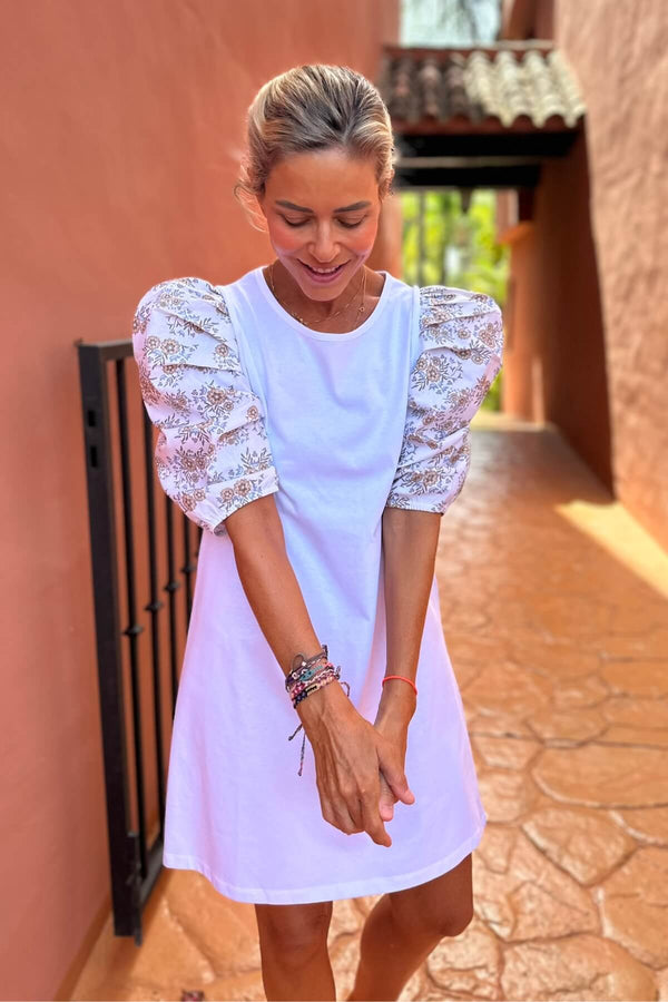 Vestido Menorca Flor Acuarela