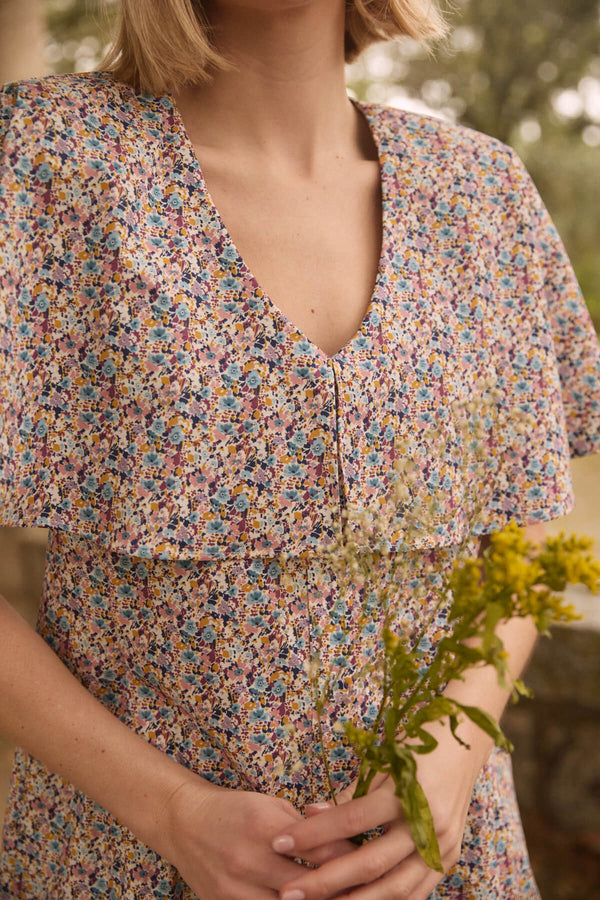 Vestido Camelia Flores
