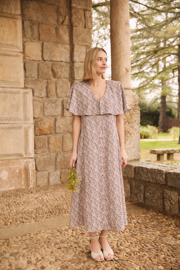 Vestido Camelia Flores