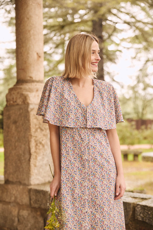 Vestido Camelia Flores