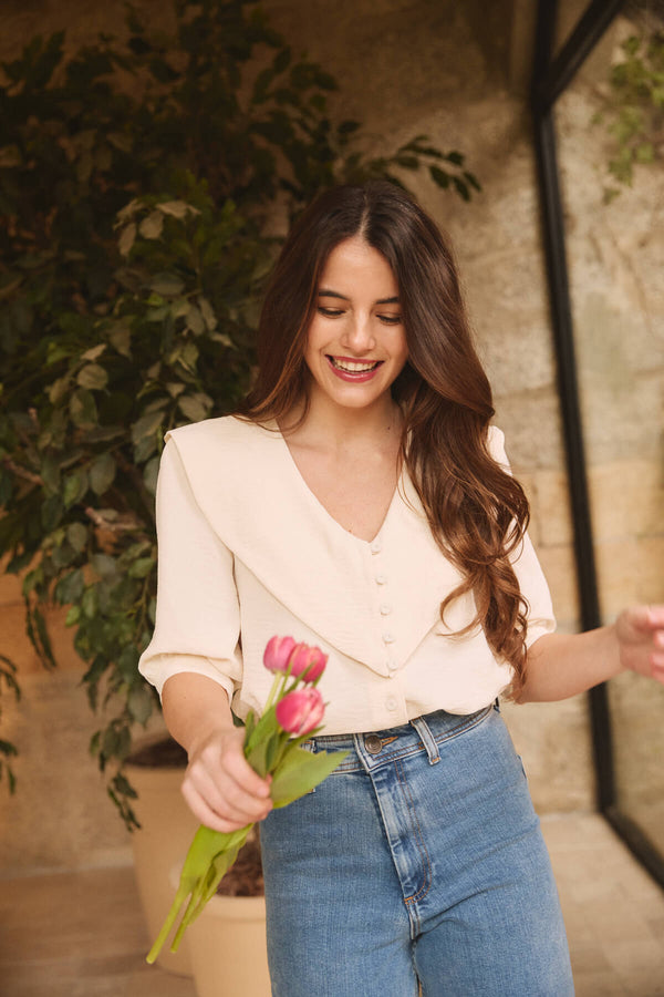 Blusa Fiora Beige