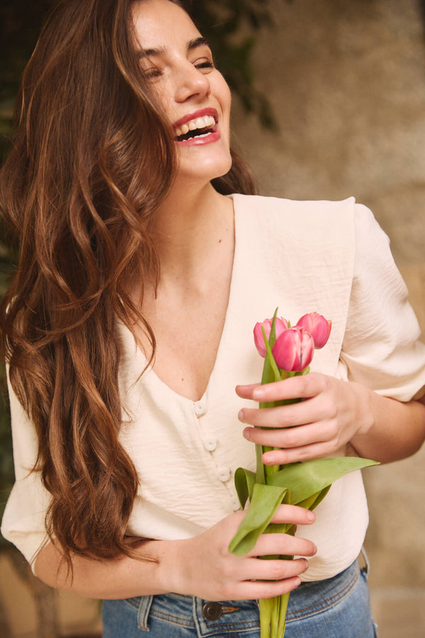 Blusa Fiora Beige