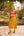 Vestido Antía Bicolor Mostaza