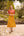 Vestido Antía Bicolor Mostaza
