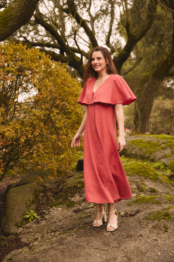 Vestido Camelia Tierra
