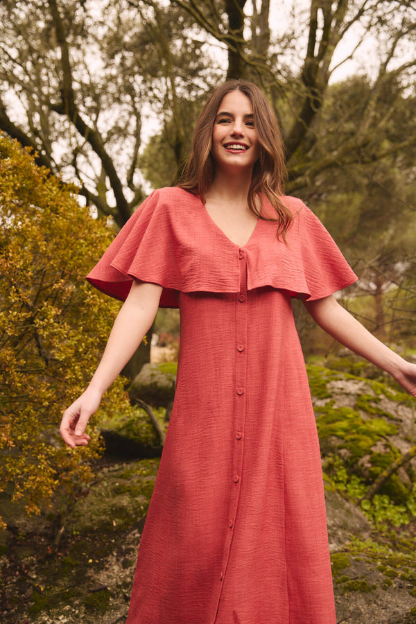 Vestido Camelia Tierra