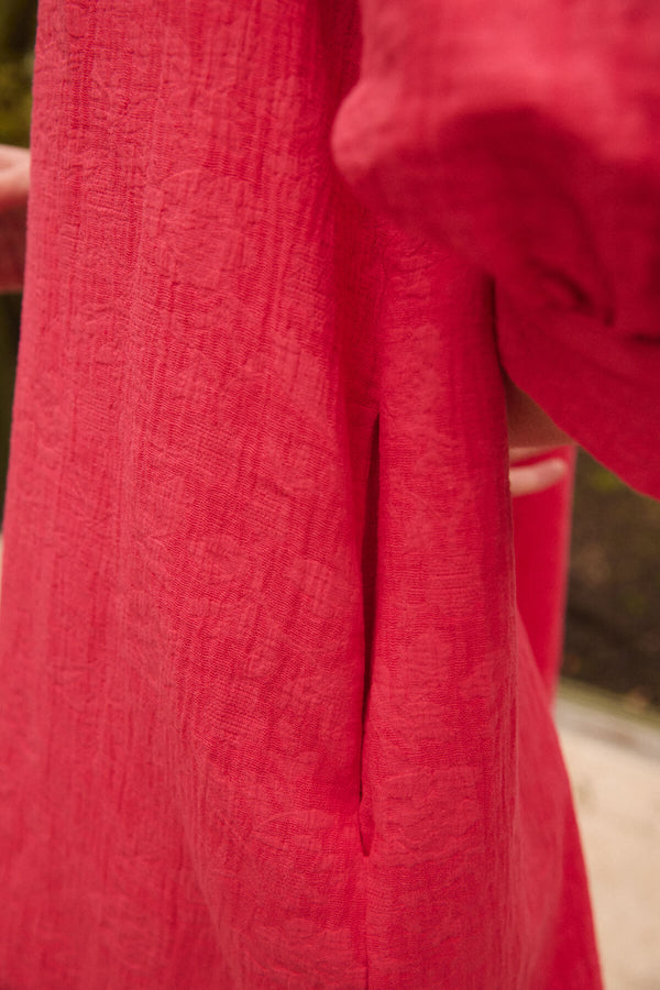Vestido Saori Coral