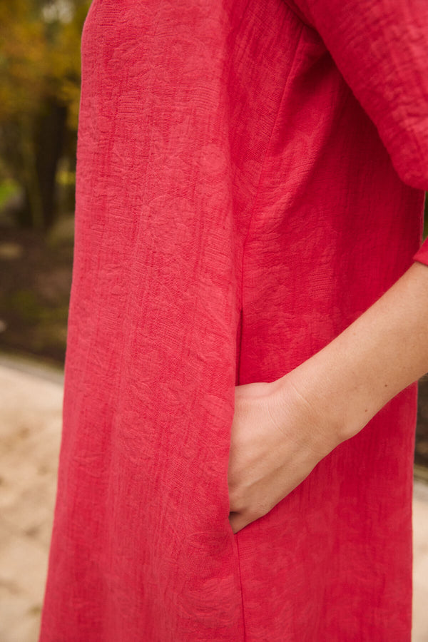Vestido Saori Coral