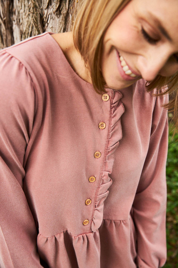 Vestido Paola Rosa Maquillaje