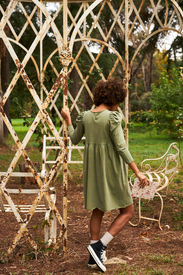 Vestido Lea Verde Musgo