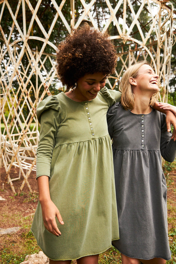 Vestido Lea Verde Musgo