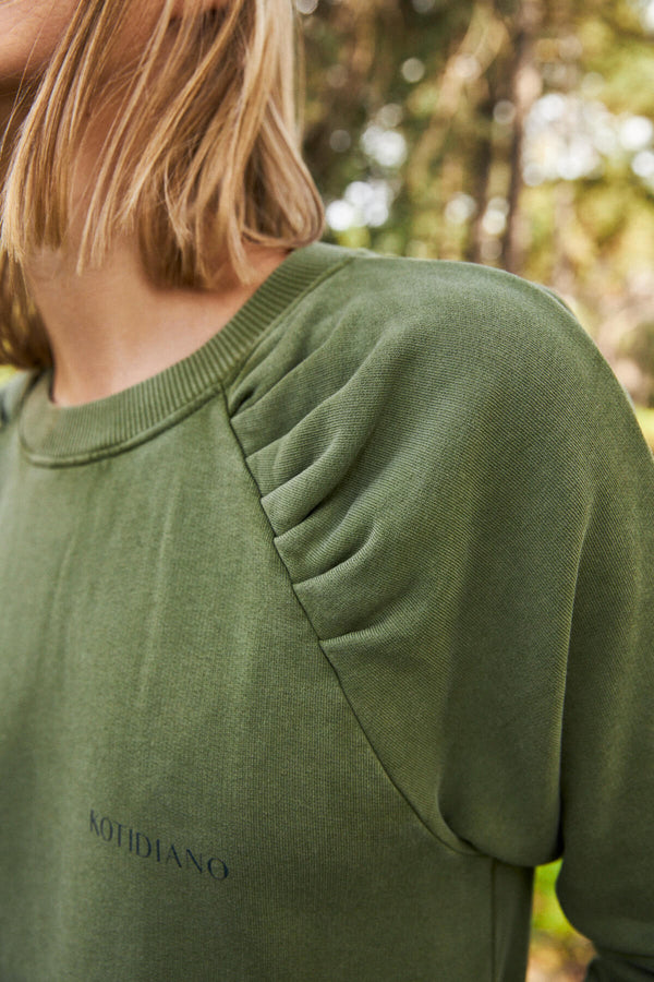 Vestido Matía Verde Musgo
