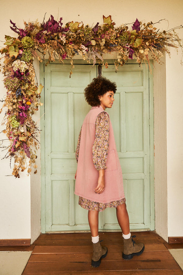 Chaleco Cloe Rosa Maquillaje
