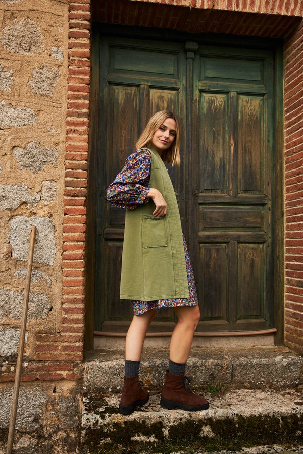 Chaleco Cloe Verde Musgo