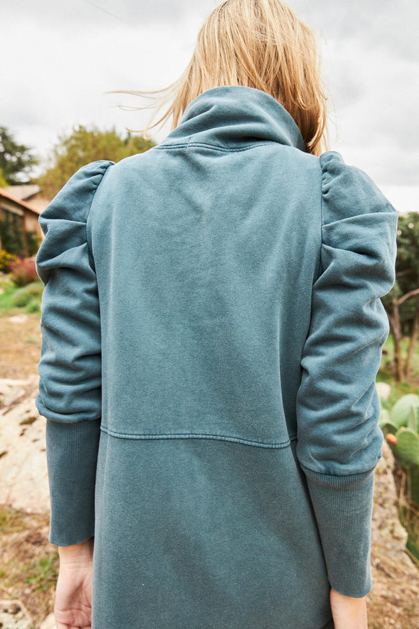 Chaquetón Marlon Azul Petróleo