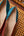 Zapato Julie Camel y Azul Petróleo