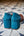 Zapato Julie Camel y Azul Petróleo
