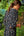 Vestido Viena Flores Negro