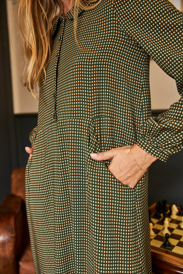 Vestido Carola Verde Ice Cream