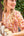 Vestido Viena Flores Tostado
