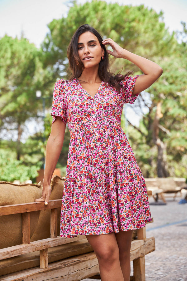Vestido Bolonia Flores Jardín