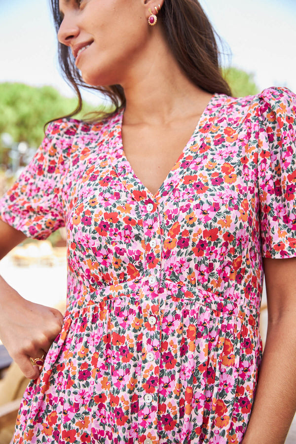 Vestido Bolonia Flores Jardín