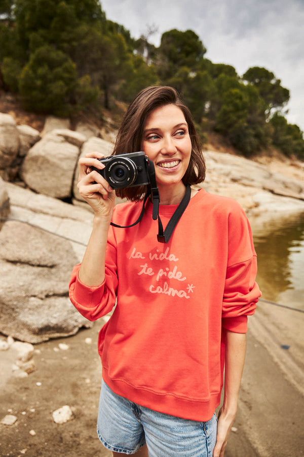 Sudadera Calma Mandarina