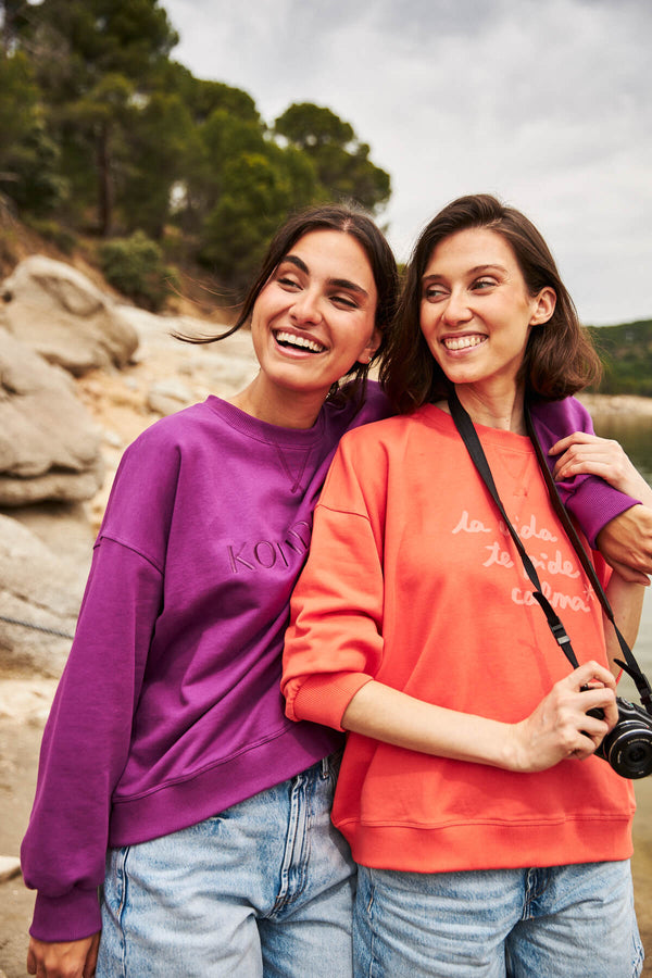 Sudadera Calma Mandarina