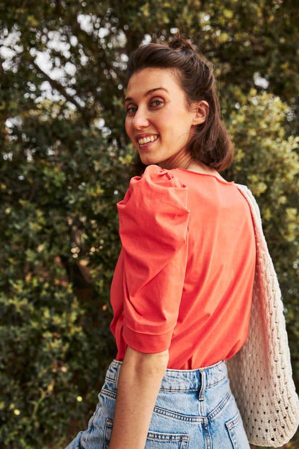 Camiseta Maui Mandarina