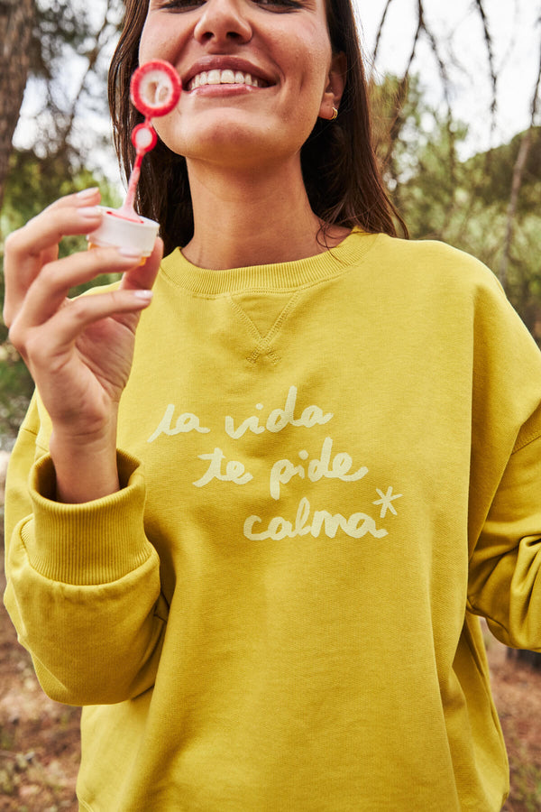 Sudadera Calma Lima
