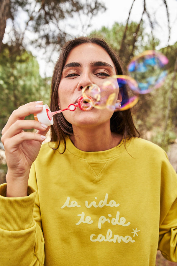 Sudadera Calma Lima