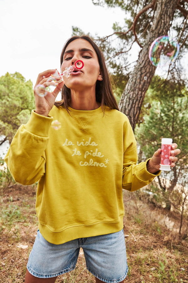 Sudadera Calma Lima