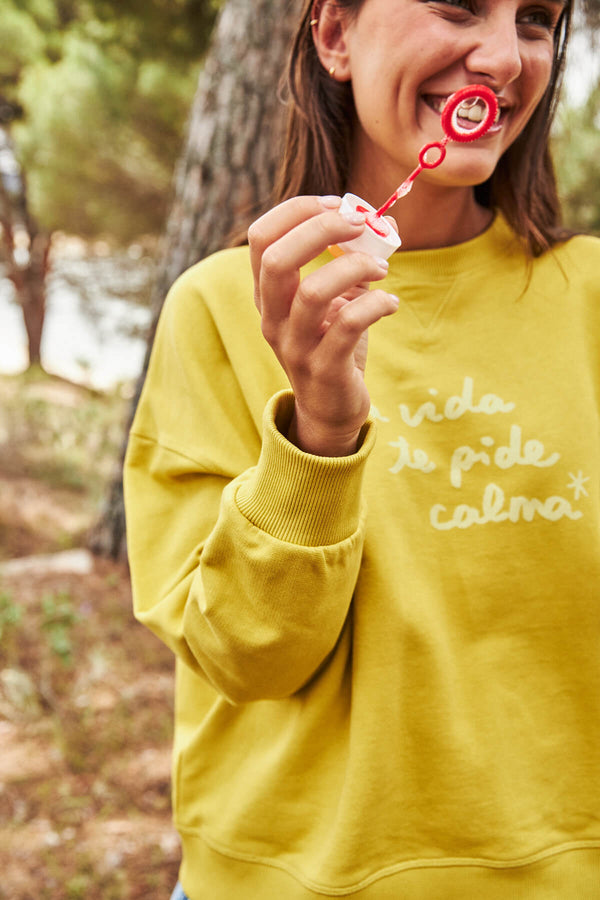 Sudadera Calma Lima