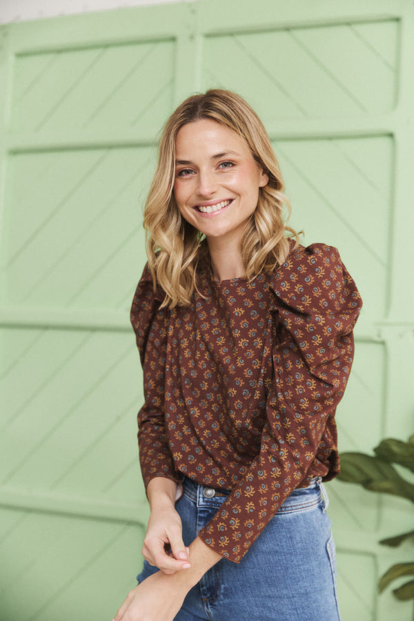 Camiseta Luisa Caramel Brown