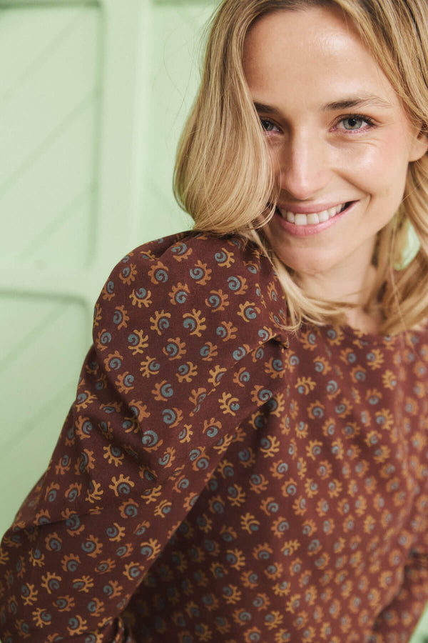 Camiseta Luisa Caramel Brown