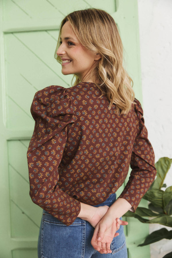 Camiseta Luisa Caramel Brown