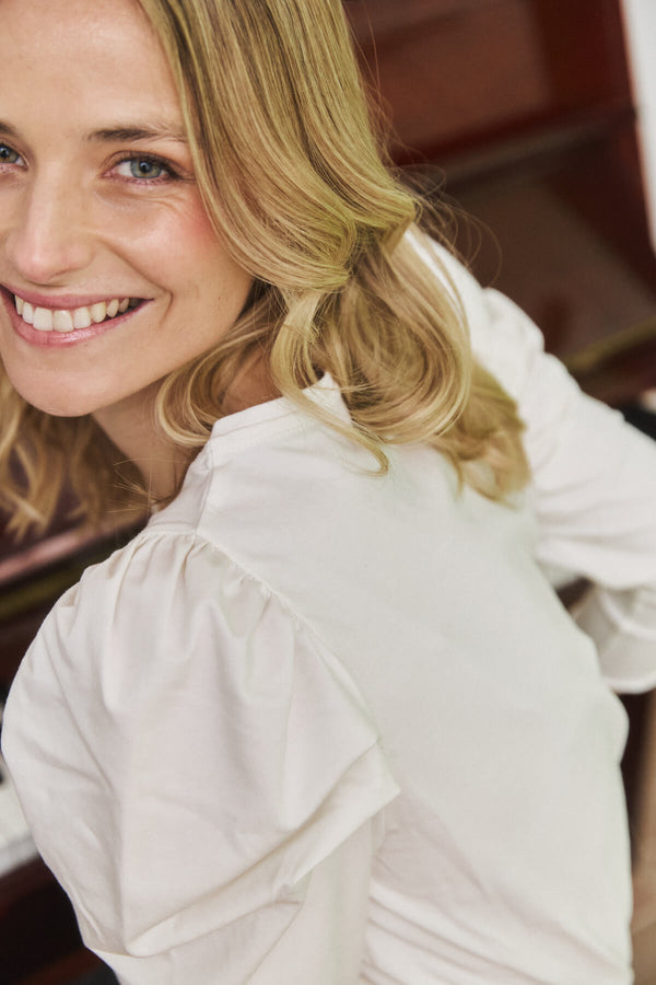 Camiseta Arabella Gardenia