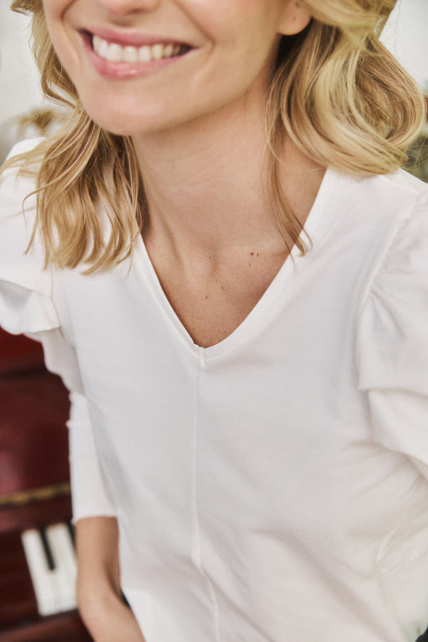 Camiseta Arabella Gardenia