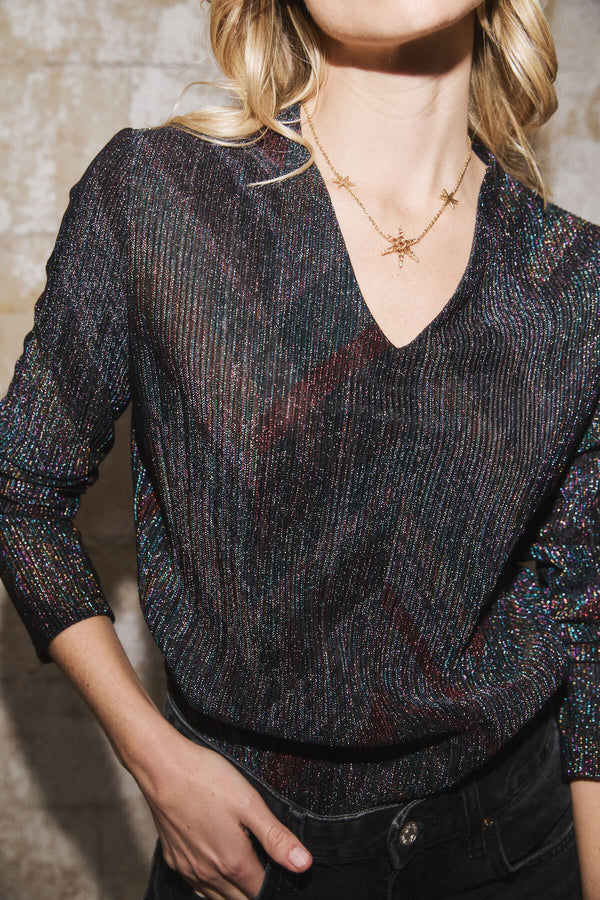 Camiseta Tess Brillo Retro