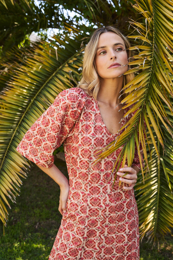 Vestido Melissa Pico Flor Vintage
