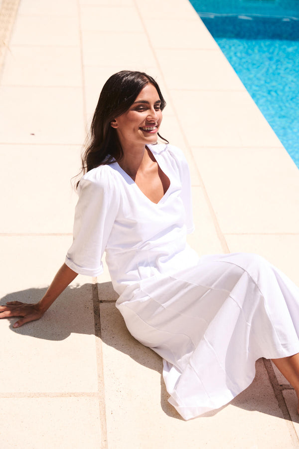 Vestido Melissa Pico Blanco