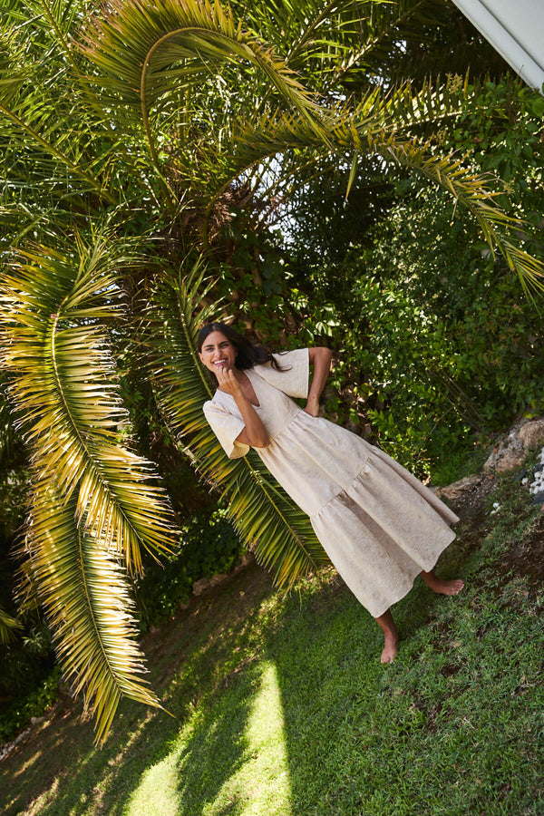 Vestido Formentera Beige