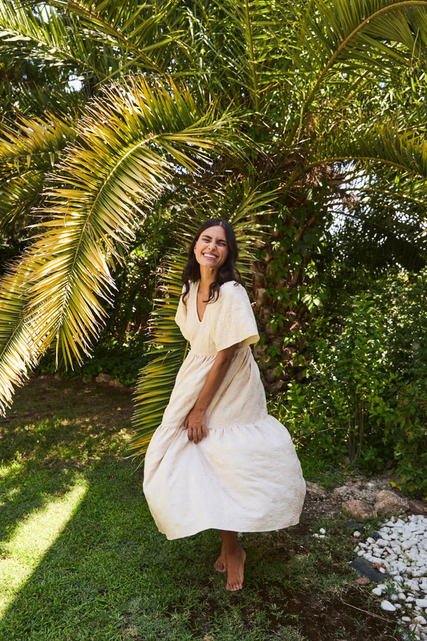 Vestido Formentera Beige