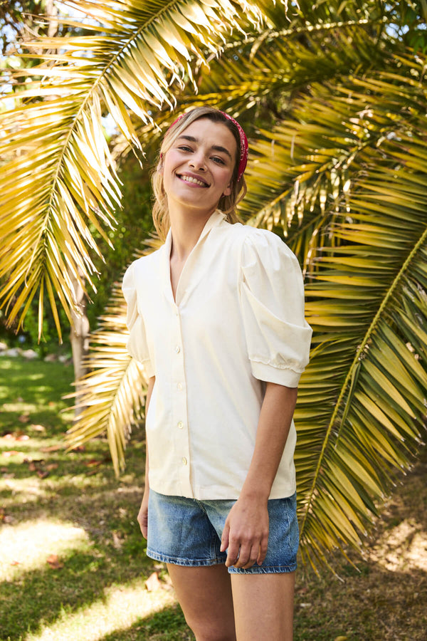 Camiseta Rosie Beige