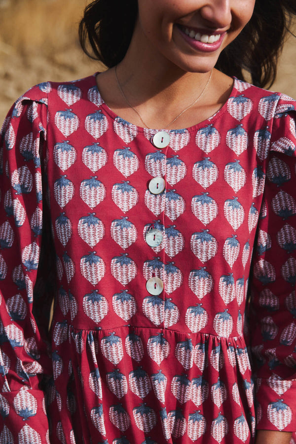 Vestido Bohemia Red Pineapple