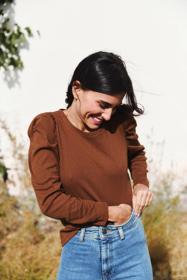 Camiseta Vera Marrón