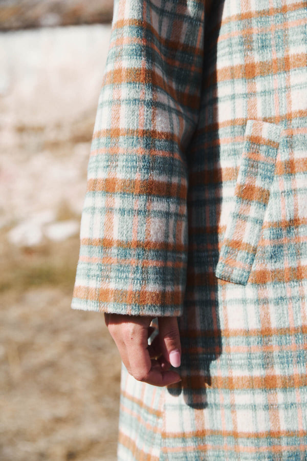 Abrigo Donna Cuadro Retro