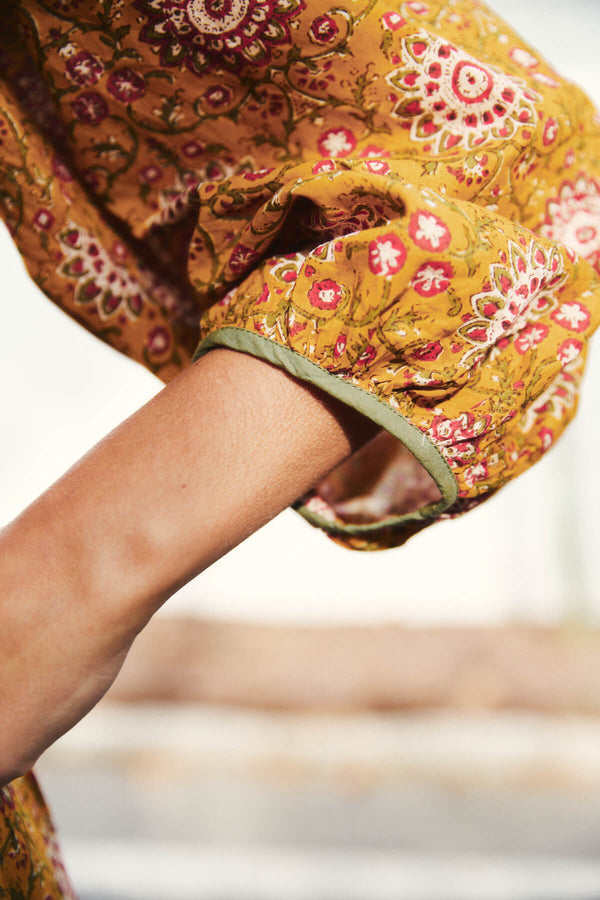 Vestido Allegra Mostaza