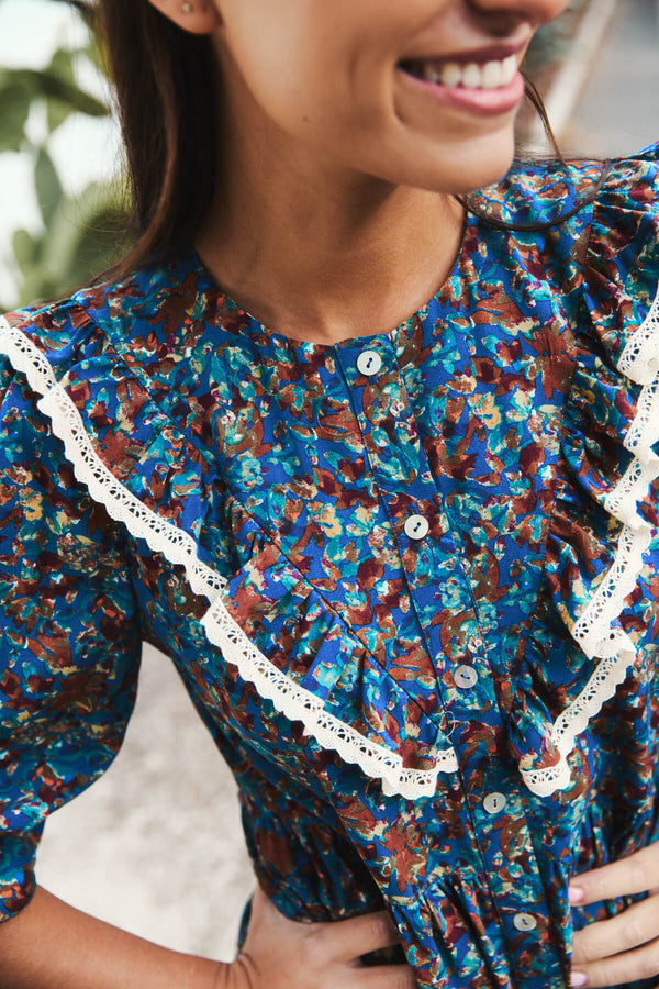 Vestido Grazia Azul Noche